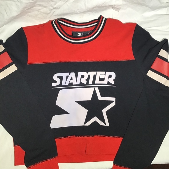 STARTER Tops - Starter Black Label 71 Crop Sweatshirt Womens Size Medium
